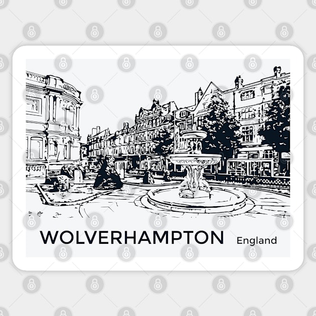 Wolverhampton England Sticker by Lakeric